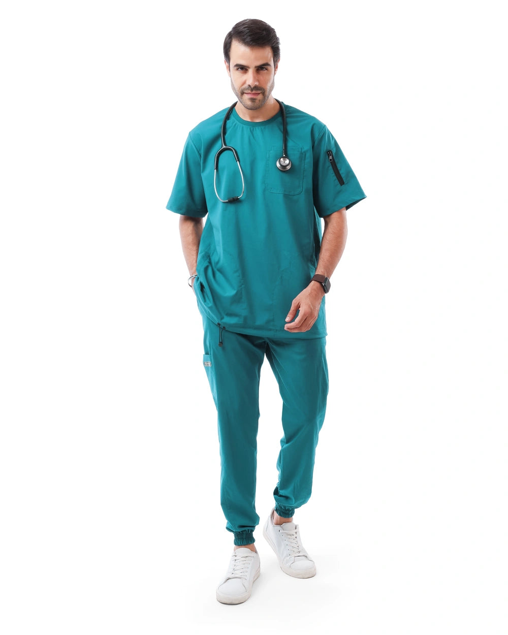 Round Sportive Scrub Turquoise