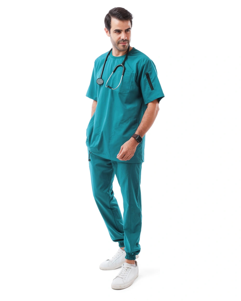 Round Sportive Scrub Turquoise