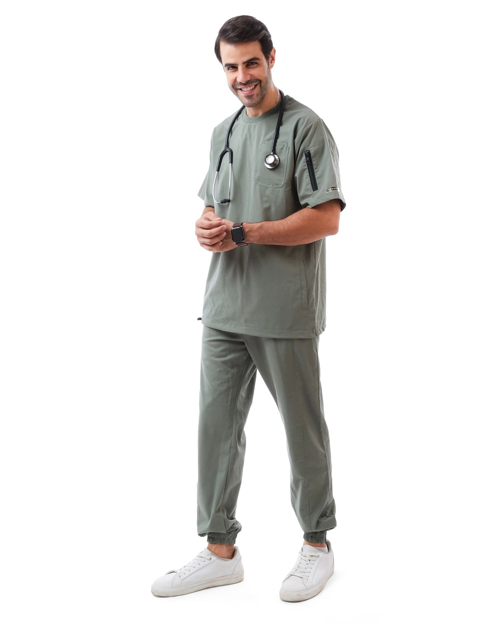 Round Sportive Scrub Olive