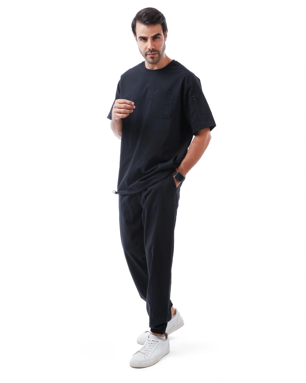 Round Sportive Scrub Black