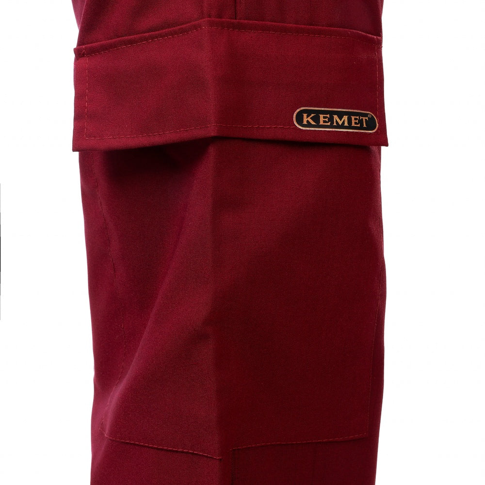 Premium Unisex Half Coller Scrub Burgundy