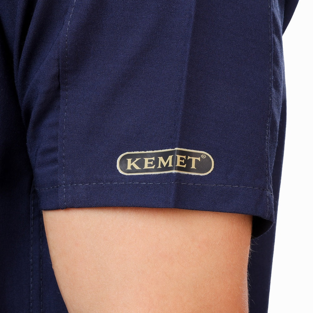 Premium Unisex Half Coller Scrub Navy blue