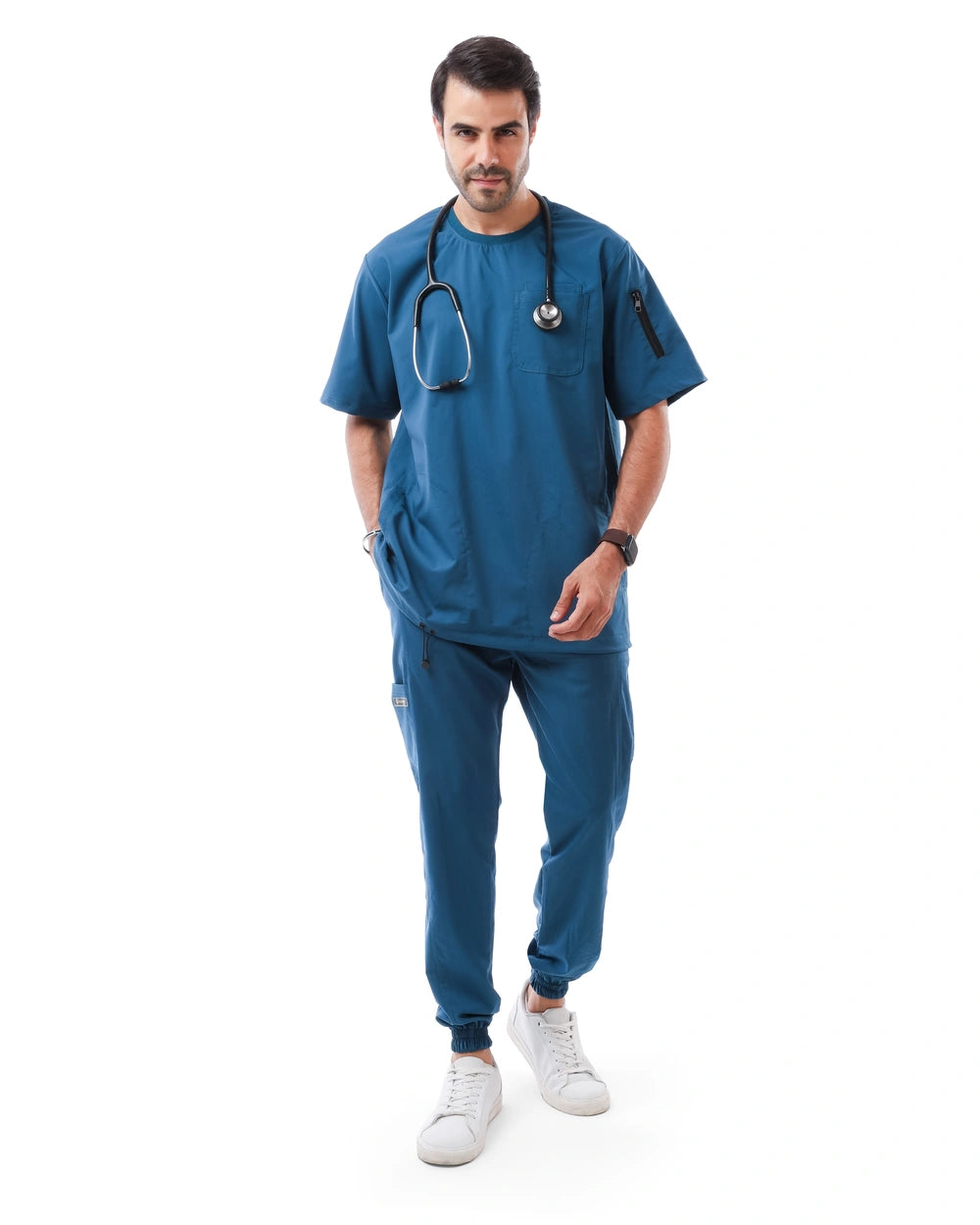 Round Sportive Scrub Teal