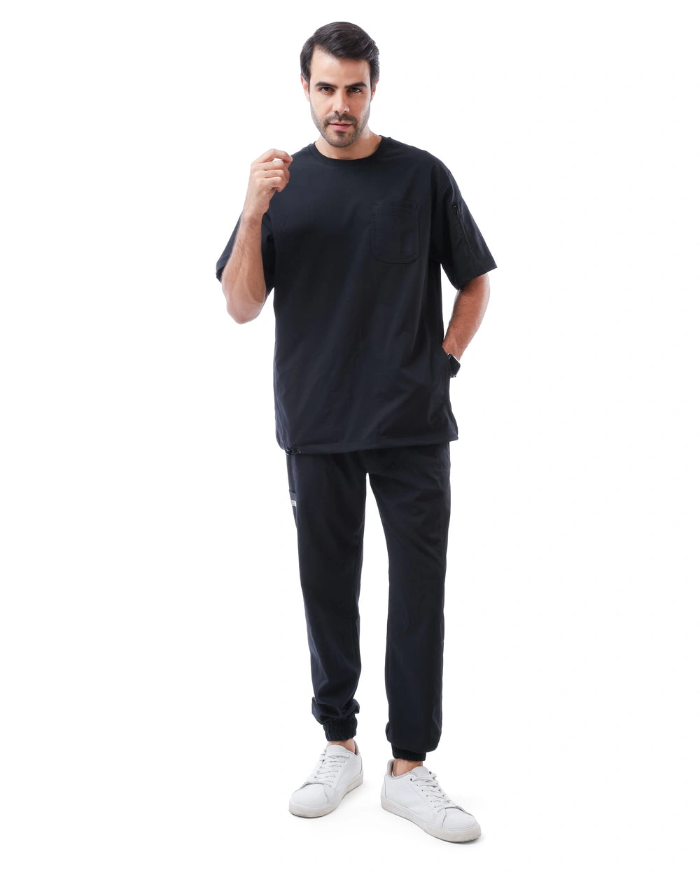 Round Sportive Scrub Black