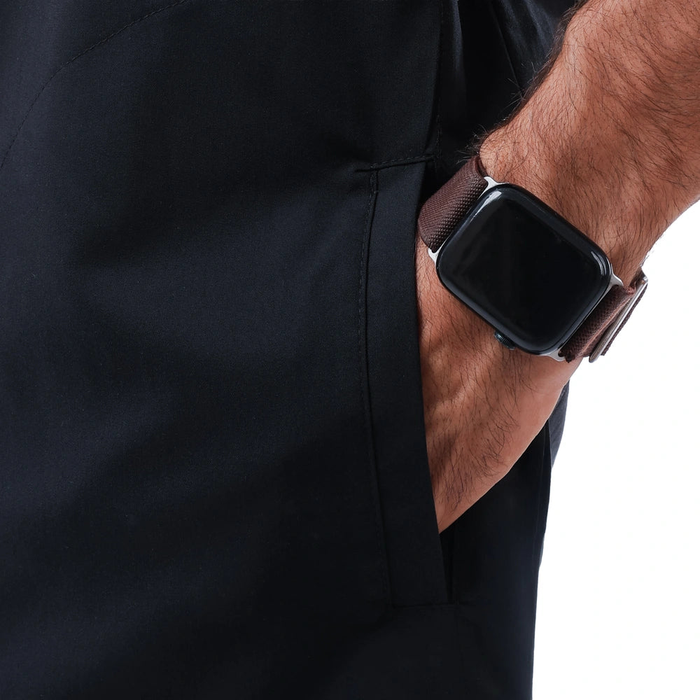 Round Sportive Scrub Black