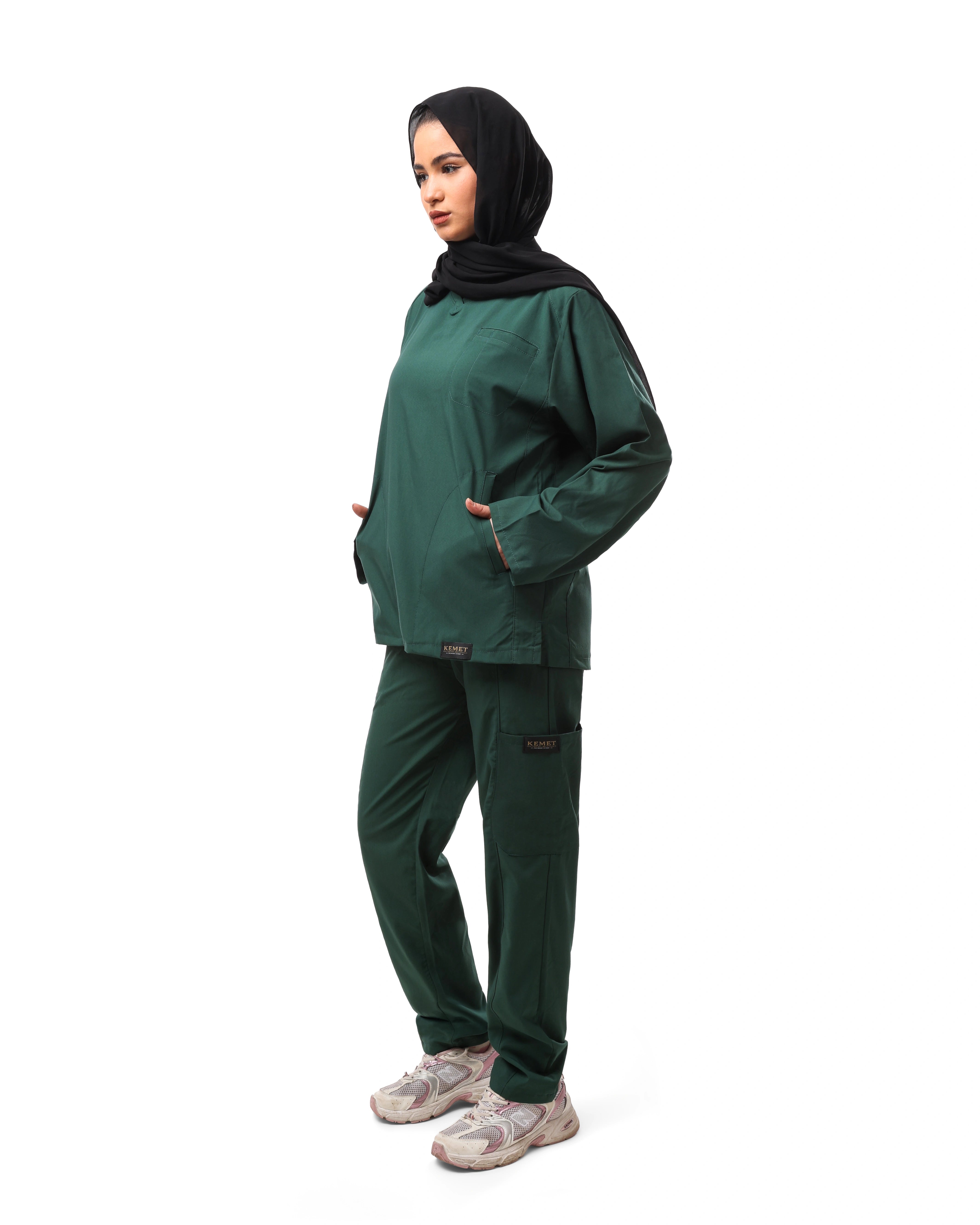 Green NILE Scrub – KEMET Modest Series