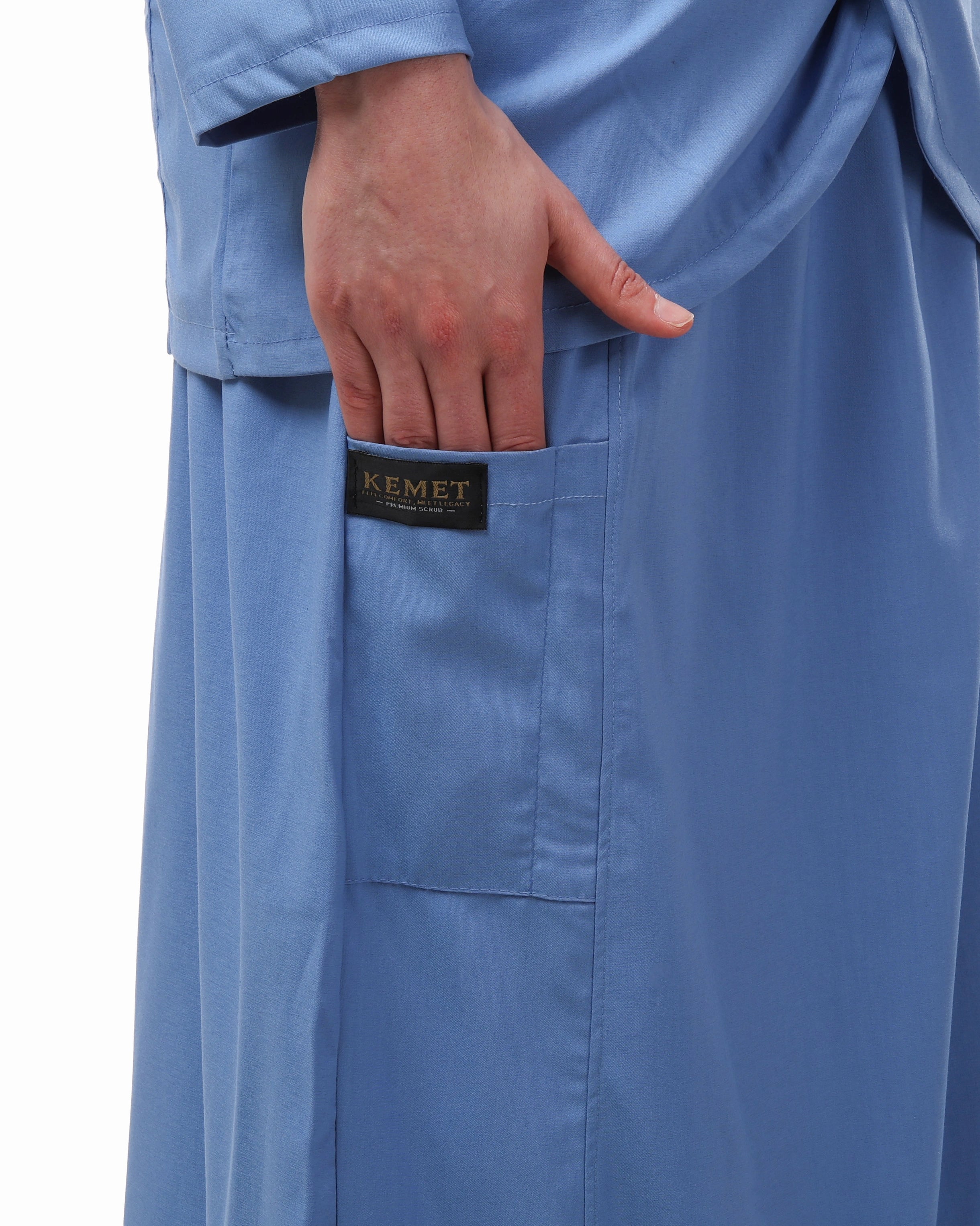 Sky Blue LOTUS Skirt Set – KEMET Modest Series