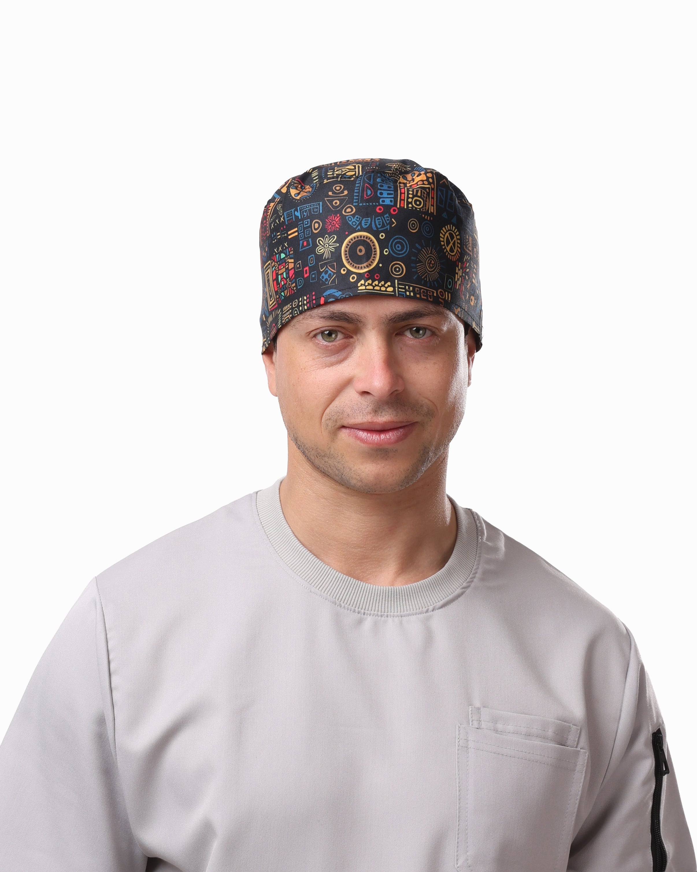 Printed Head Caps Hieroglyps