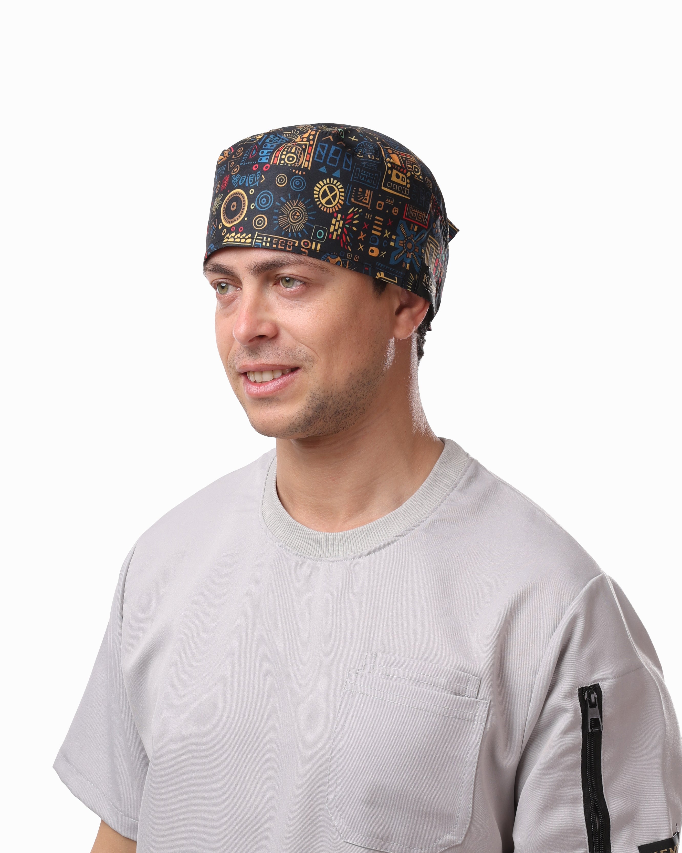 Printed Head Caps Hieroglyps