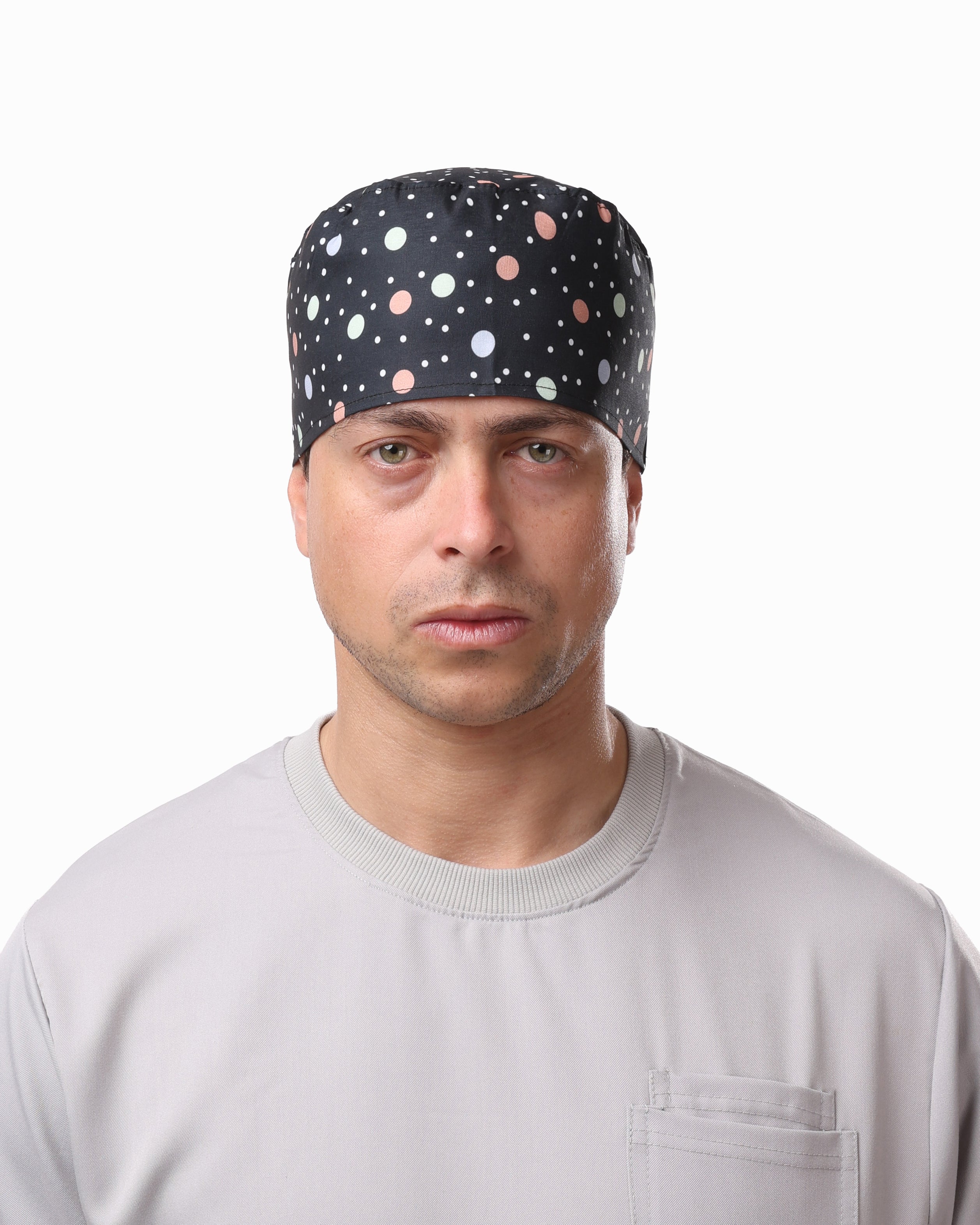 Printed Head Caps Dots
