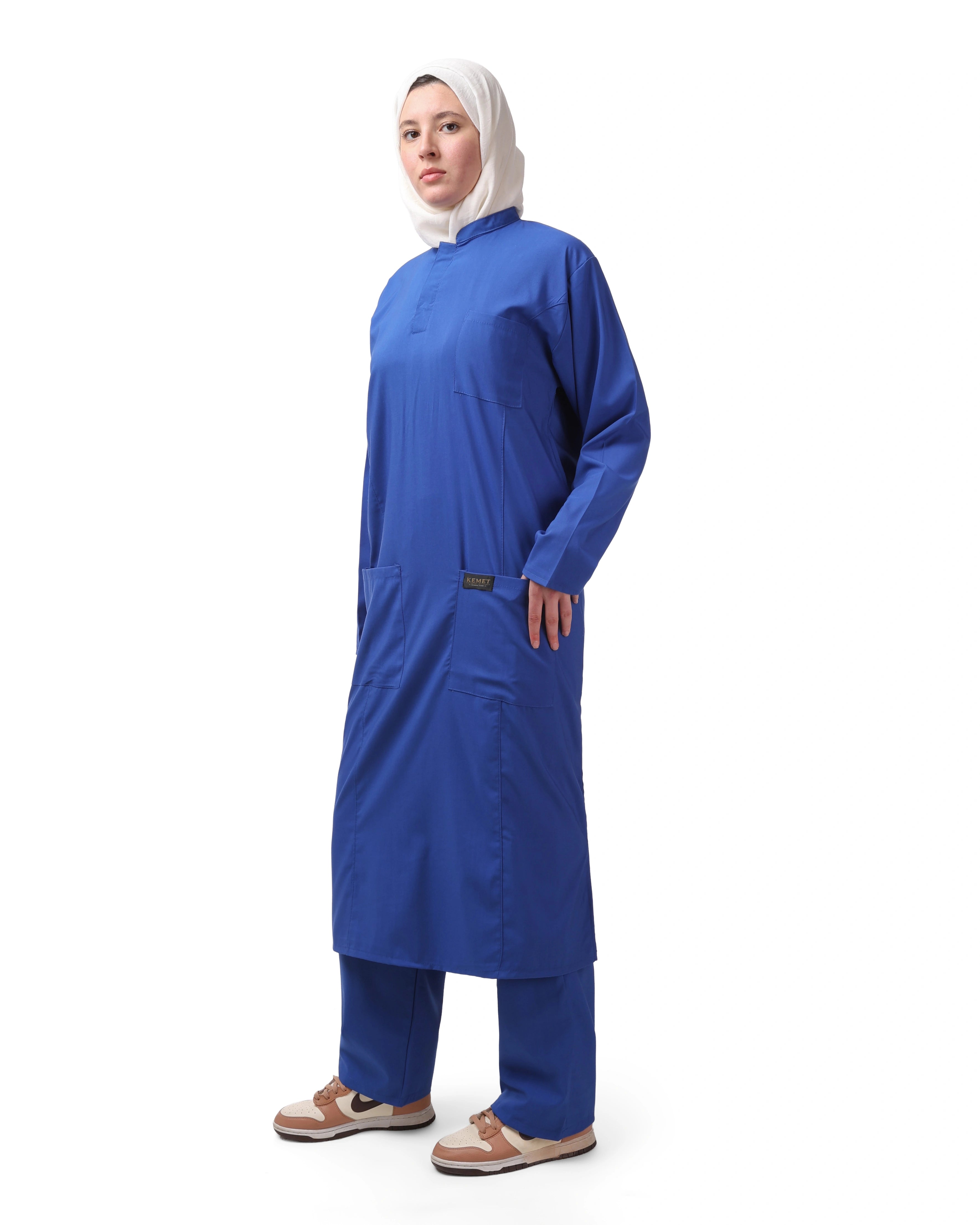 Royal Blue QUEEN Long Tunic – KEMET Modest Series