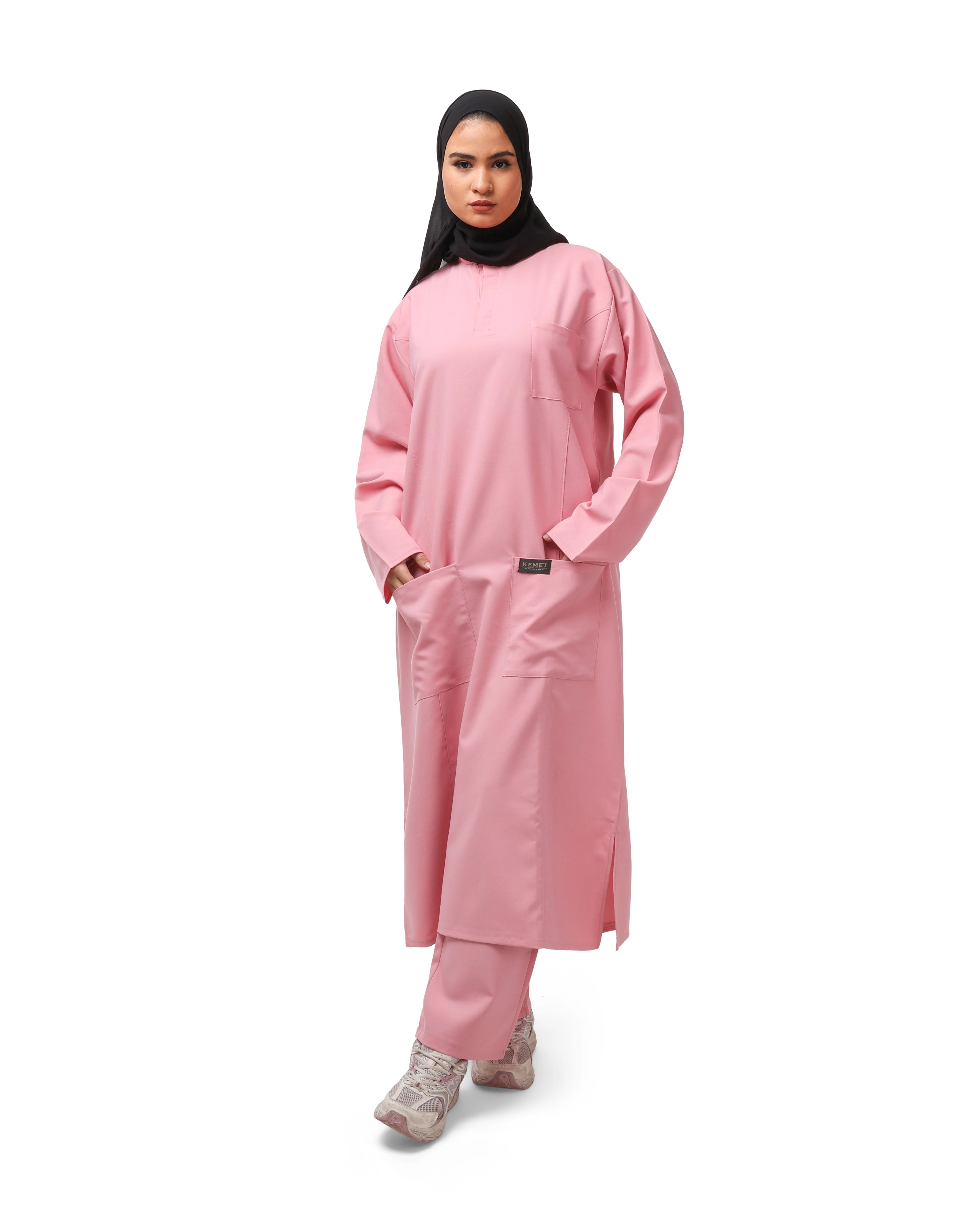 Pink QUEEN Long Tunic – KEMET Modest Series