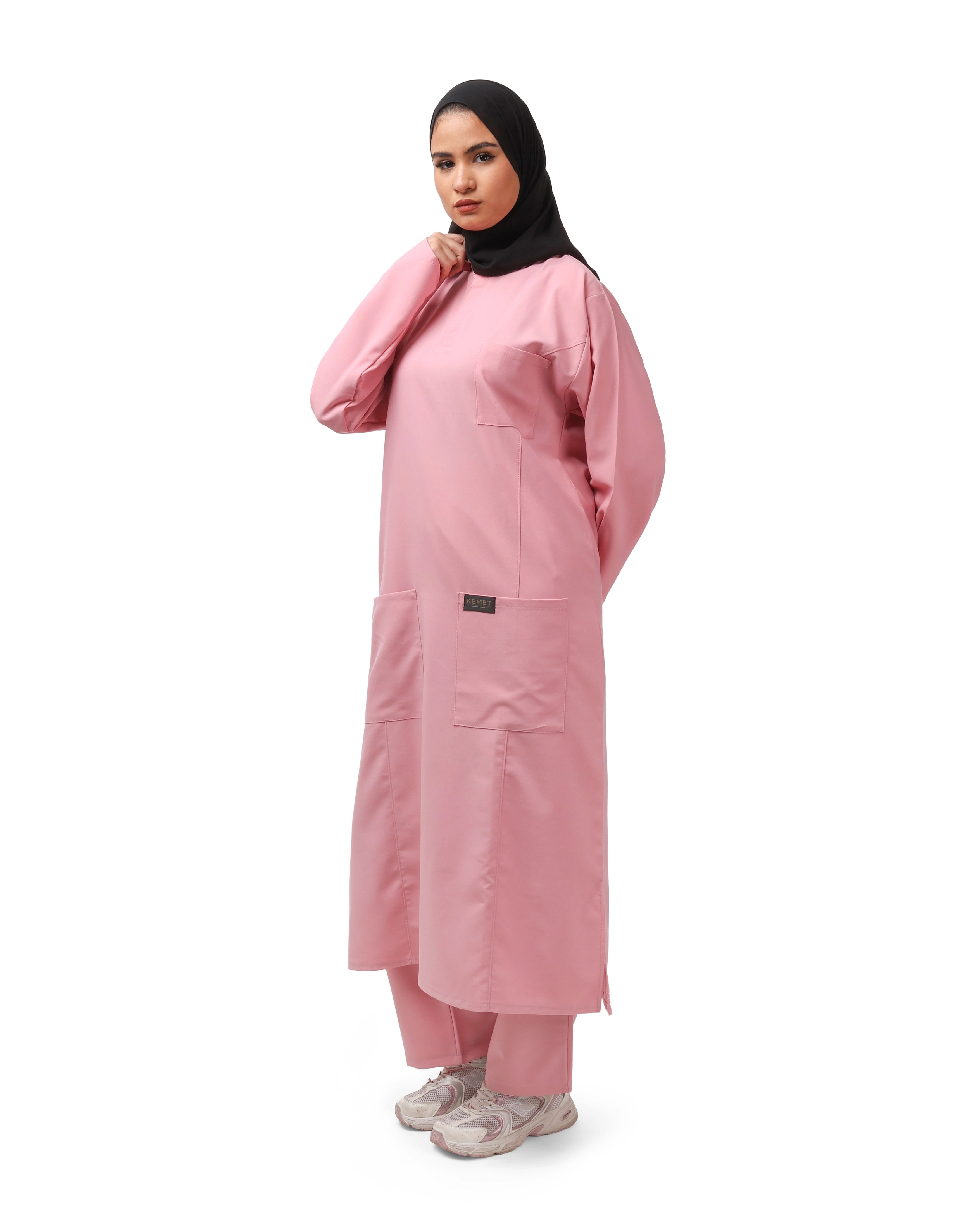 Pink QUEEN Long Tunic – KEMET Modest Series