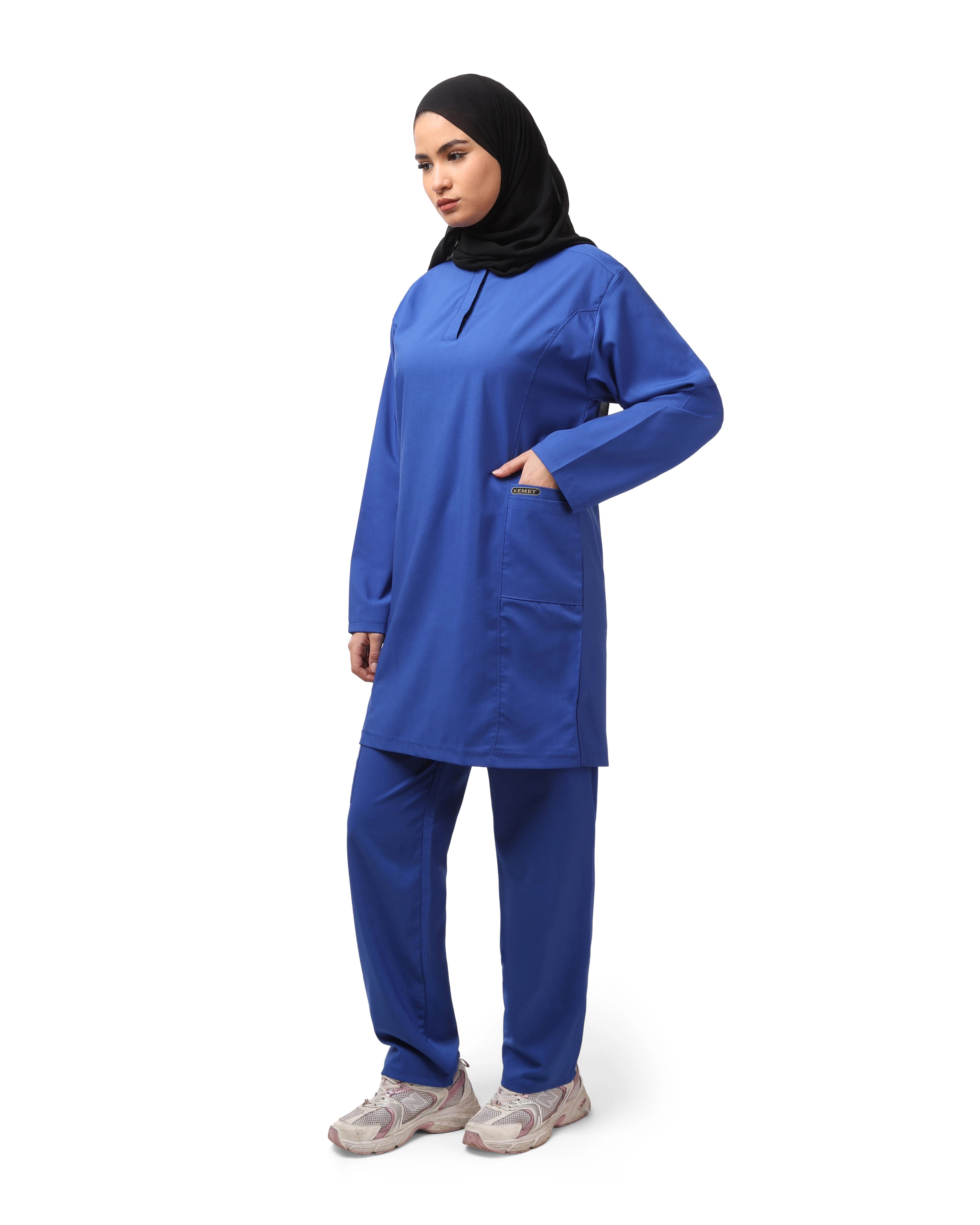 Blue CLEIA Mid Tunic – KEMET Modest Series