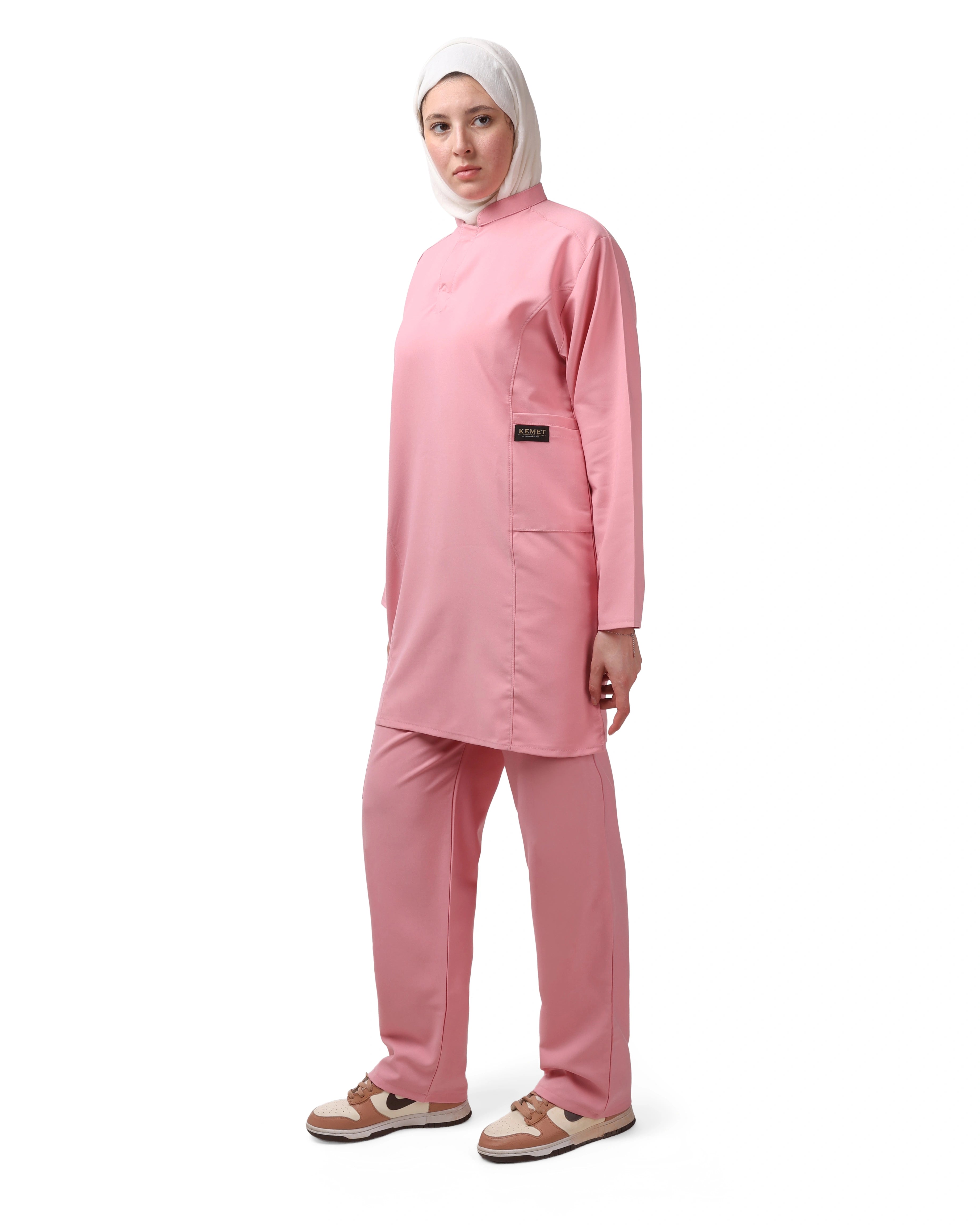 Pink CLEIA Mid Tunic – KEMET Modest Series