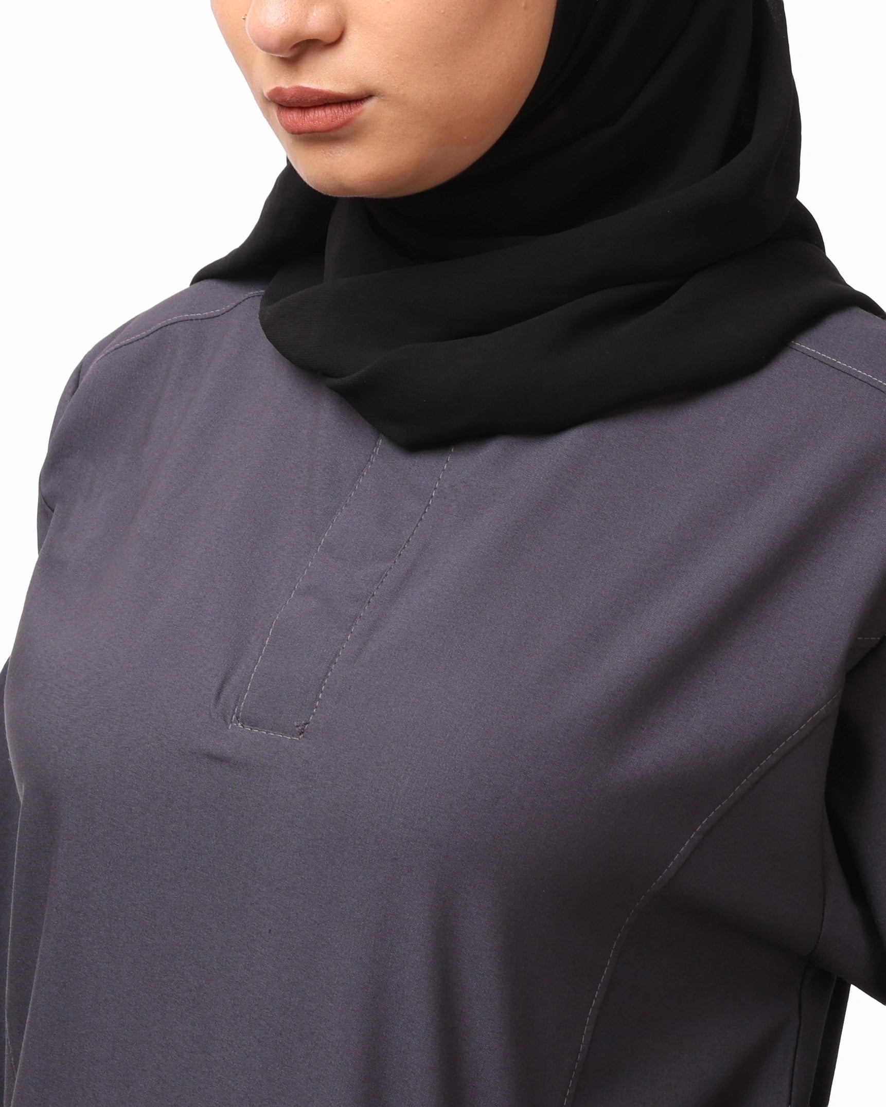 Grey CLEIA Mid Tunic – KEMET Modest Series
