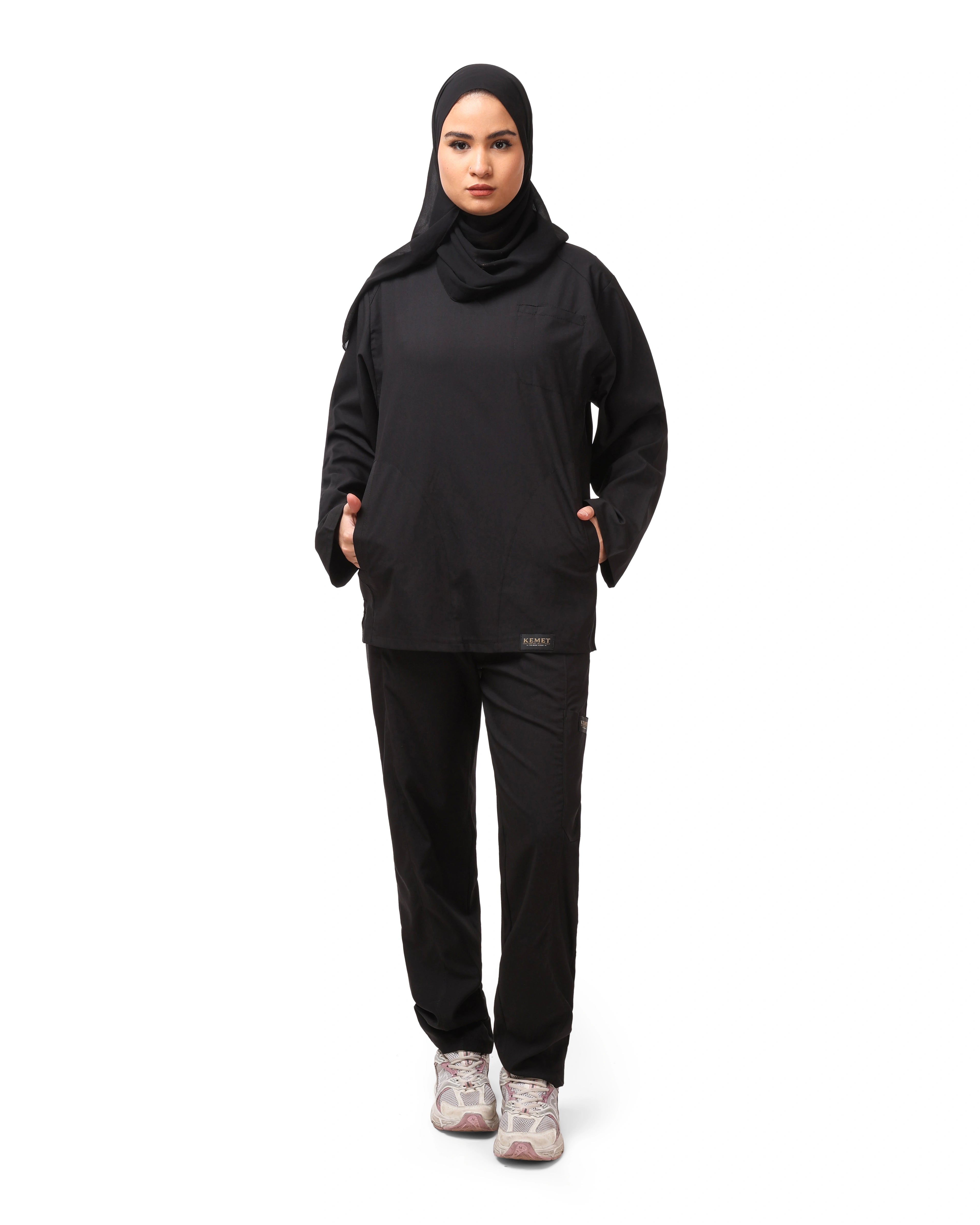 Black NILE Scrub – KEMET Modest Series