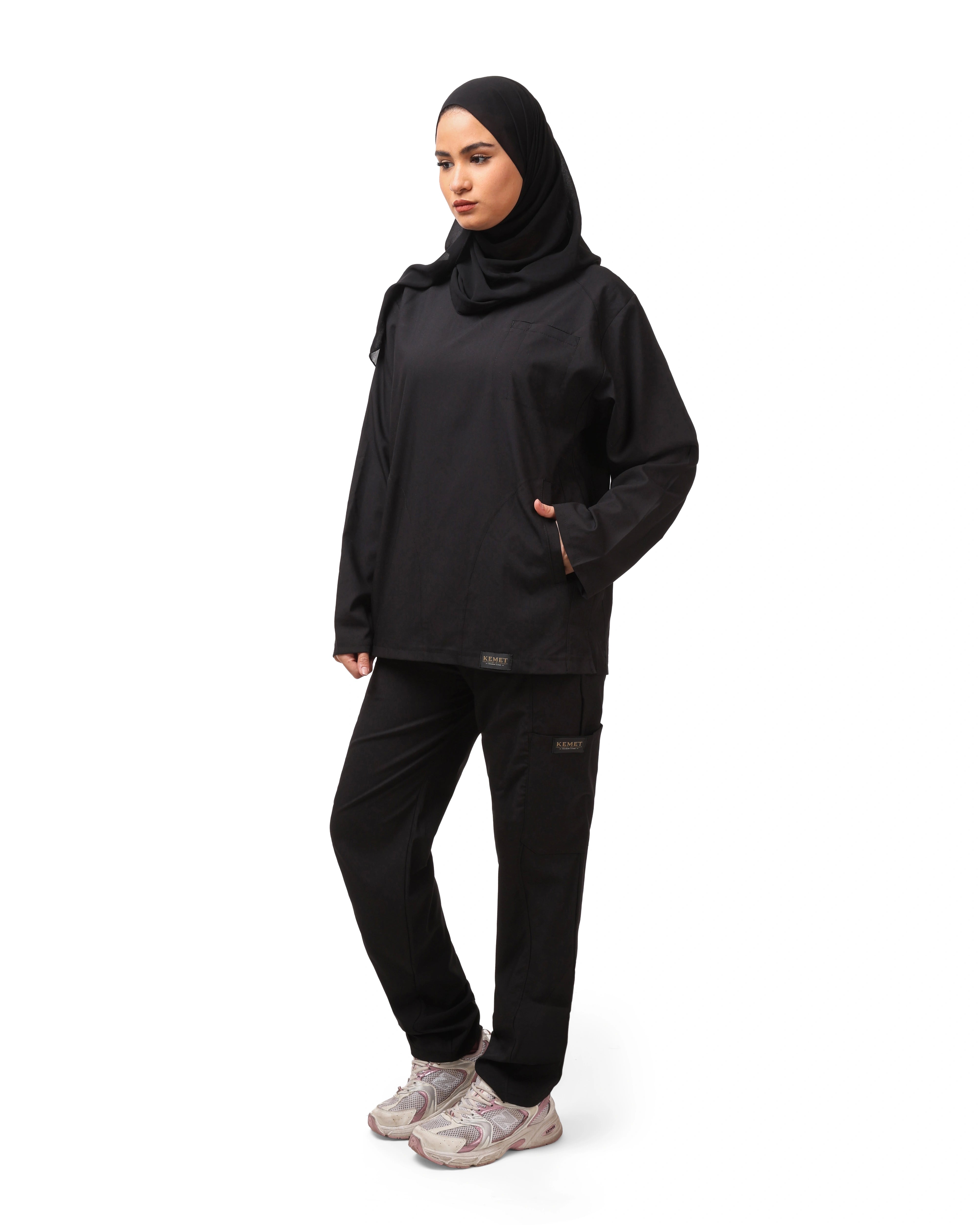 Black NILE Scrub – KEMET Modest Series