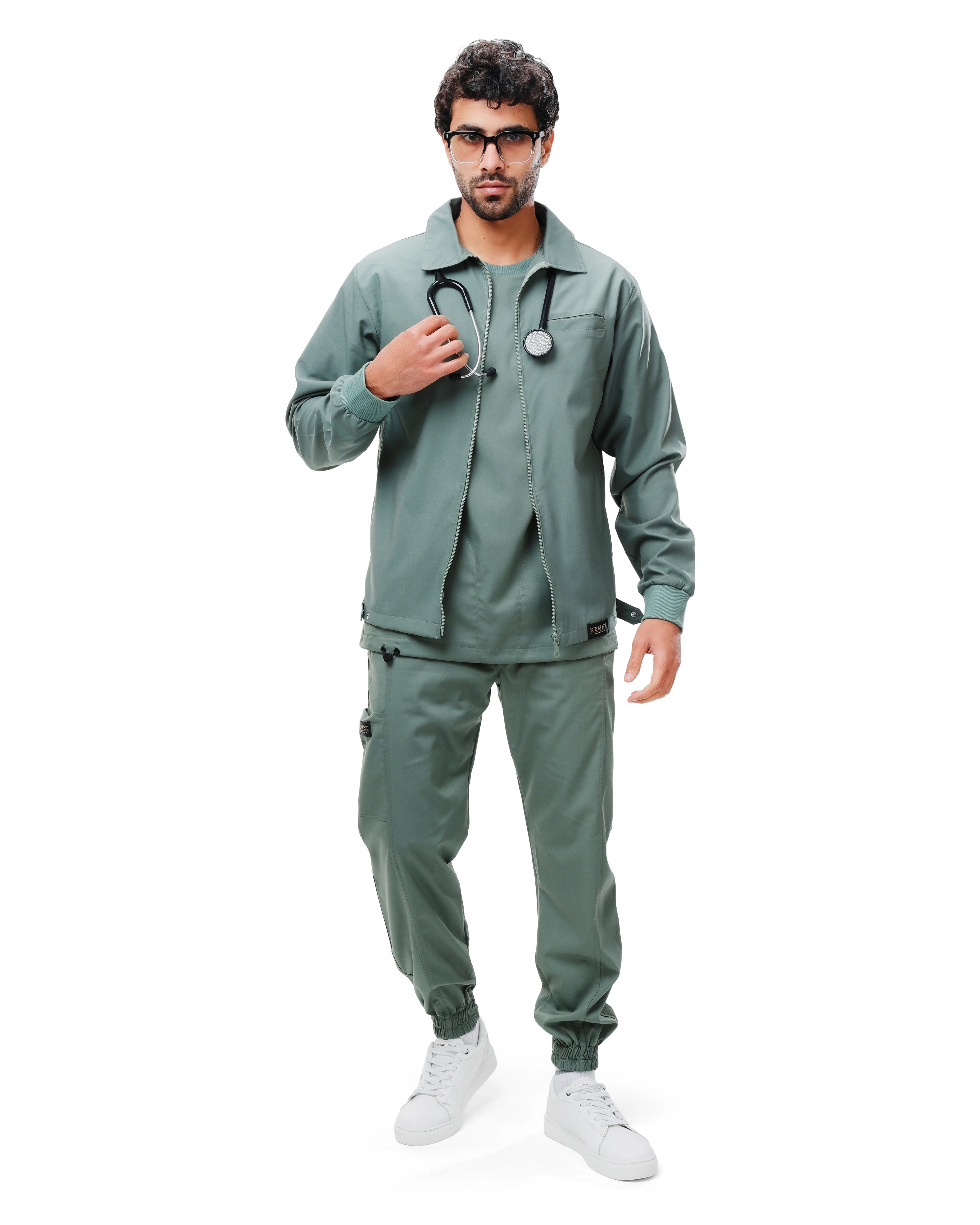 Elite Jacket Scrub From KEMET - Olive