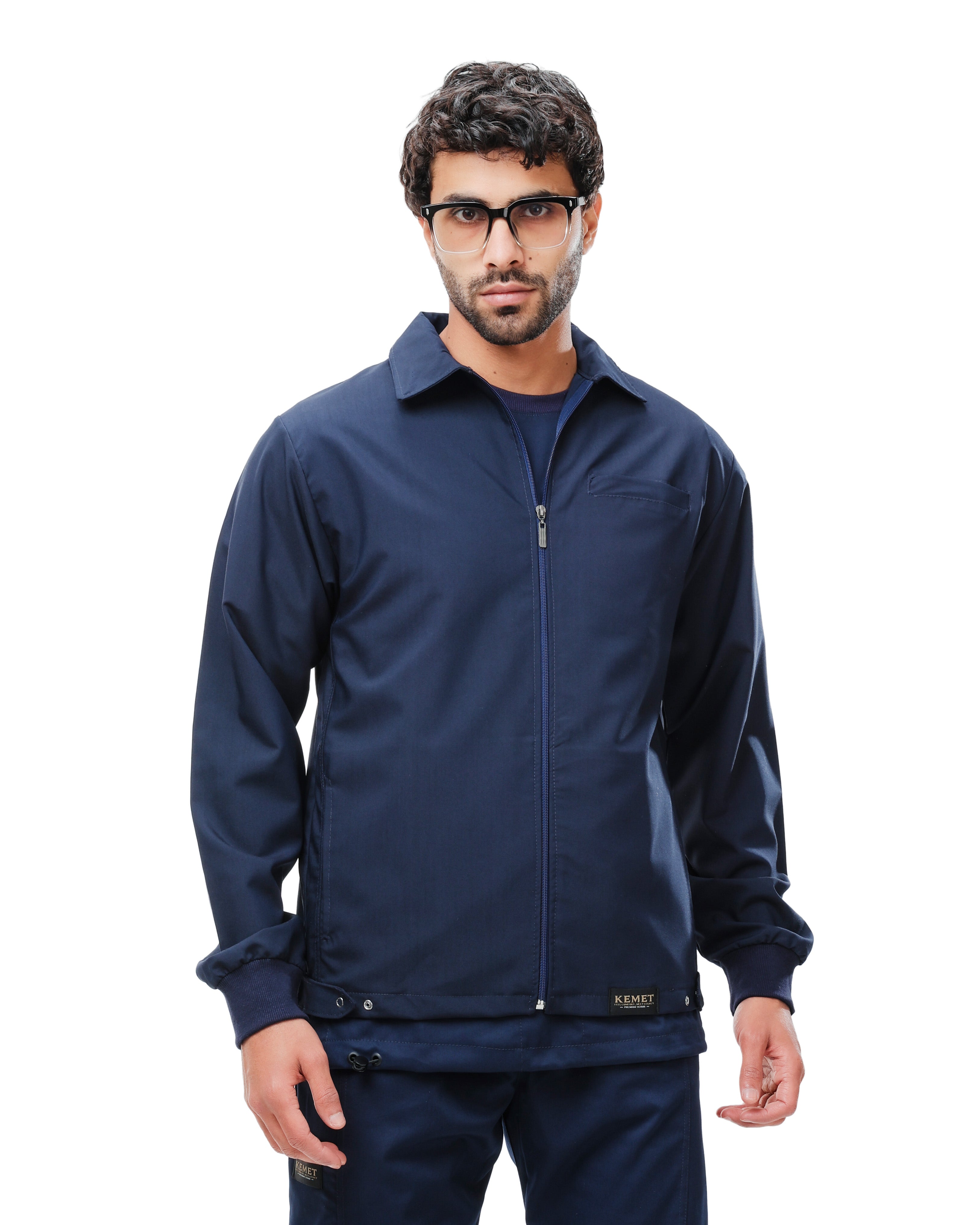 Elite Jacket Scrub From KEMET - Navy