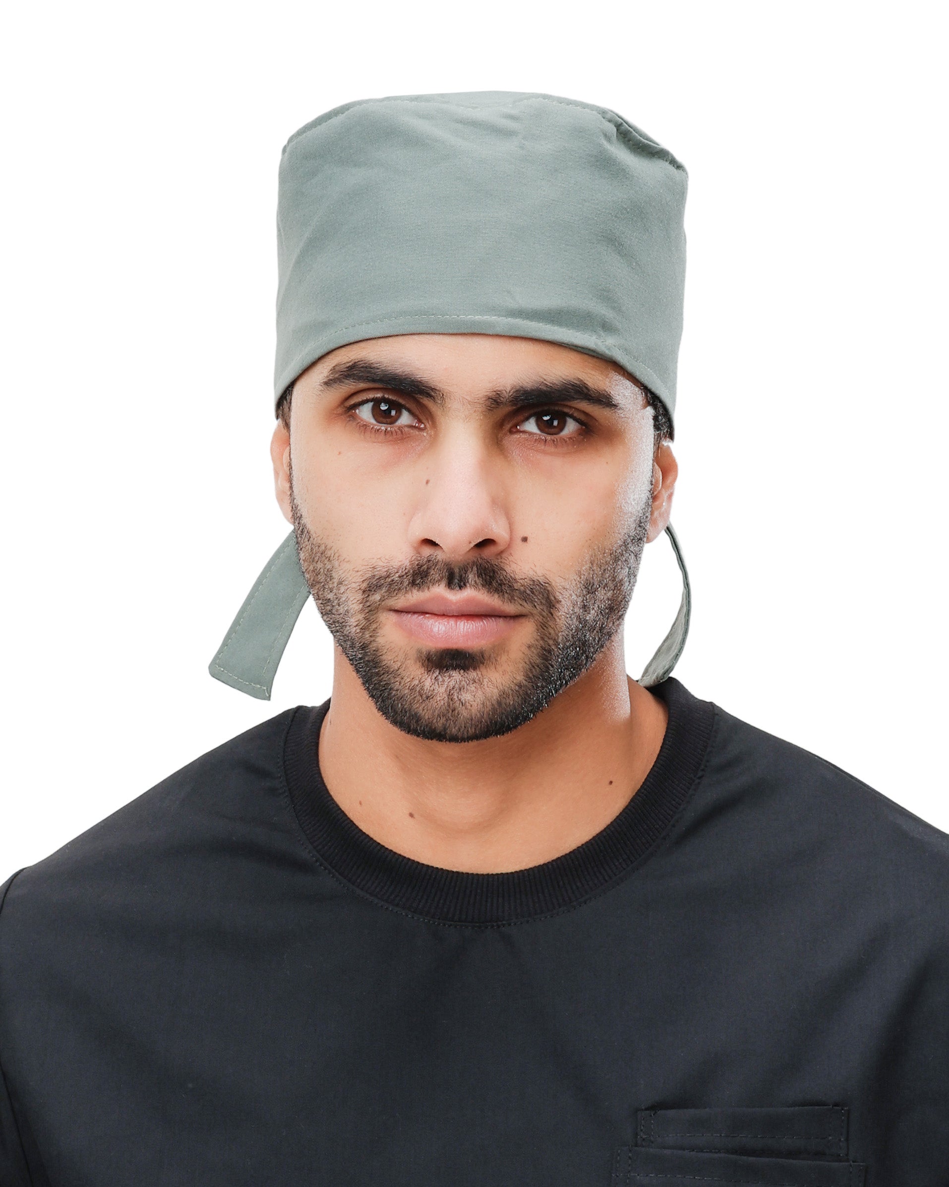 Olive Non - Printed Head Cap