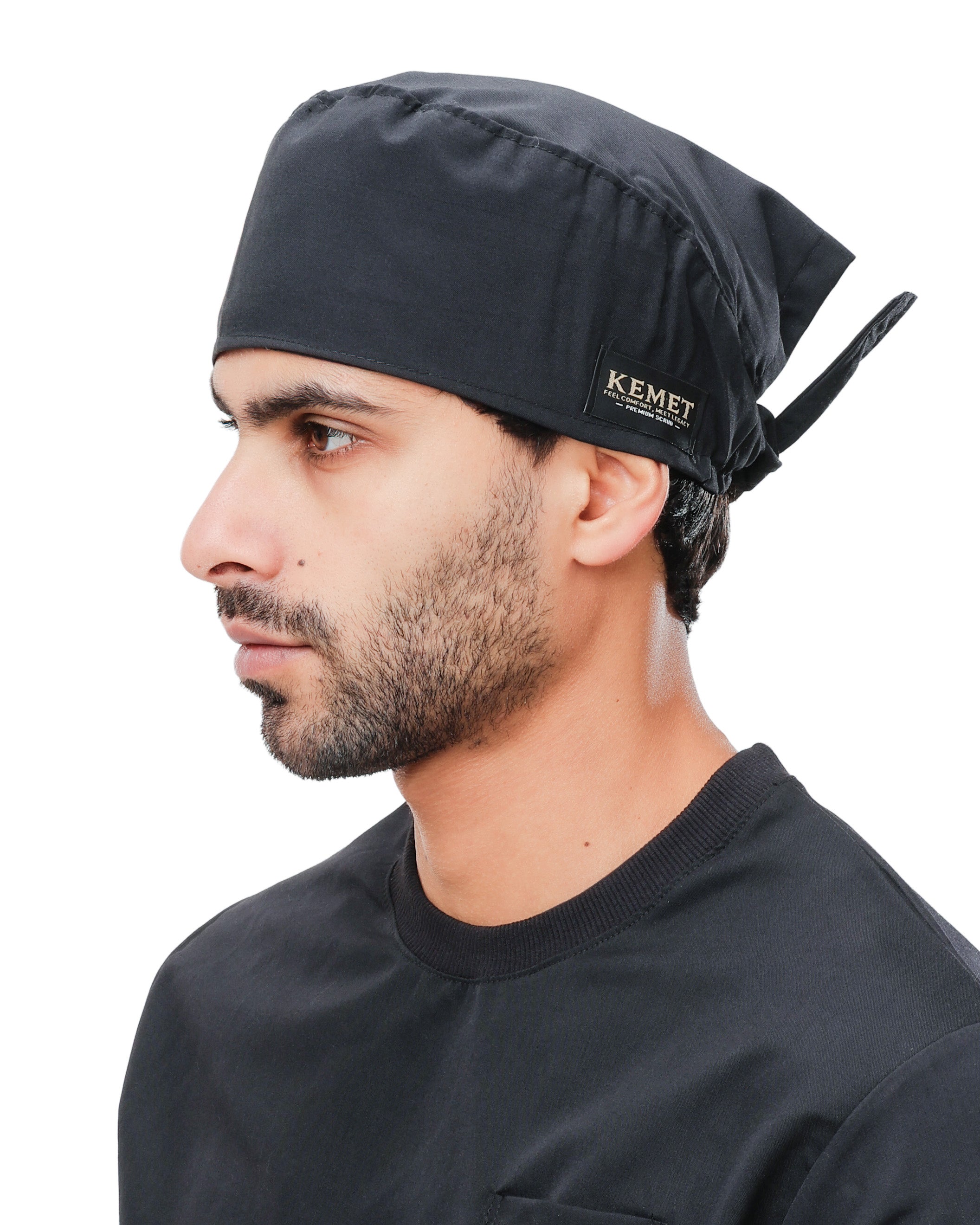 Black Non - Printed Head Cap