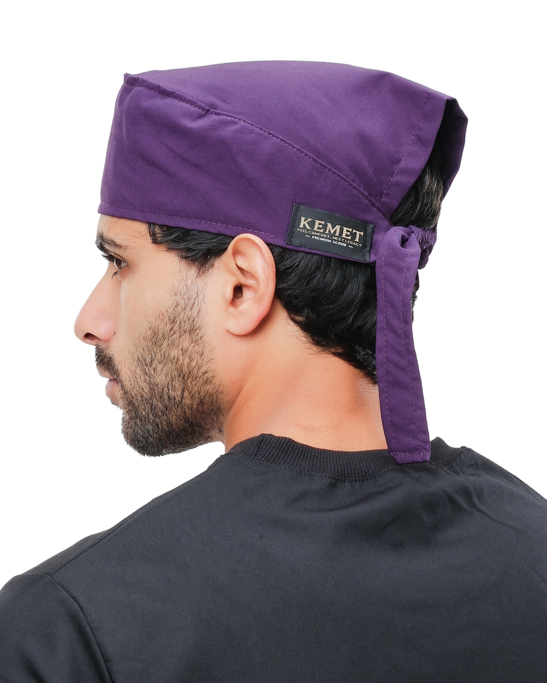 Mauve Non - Printed Head Cap