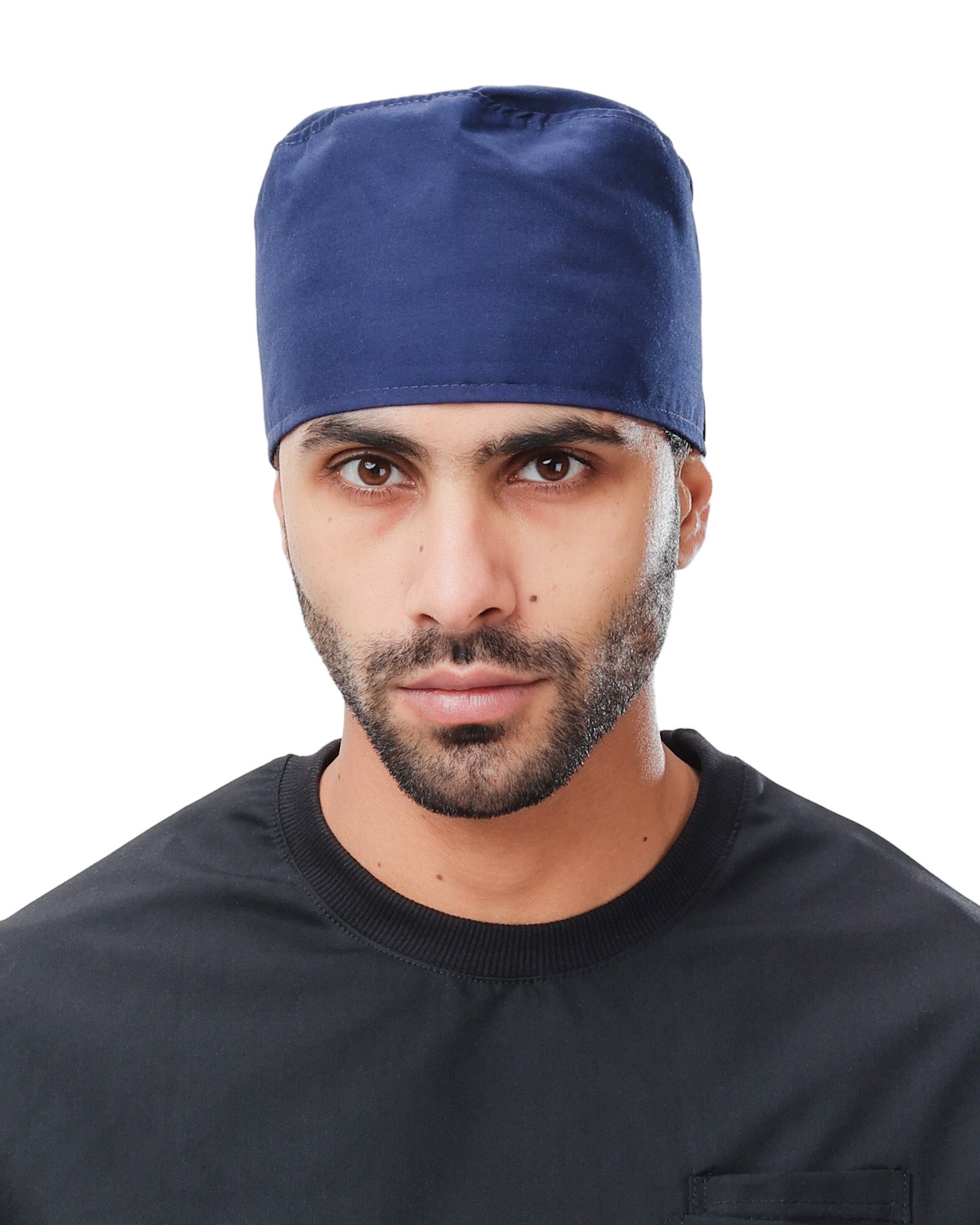 Navy Non - Printed Head Cap