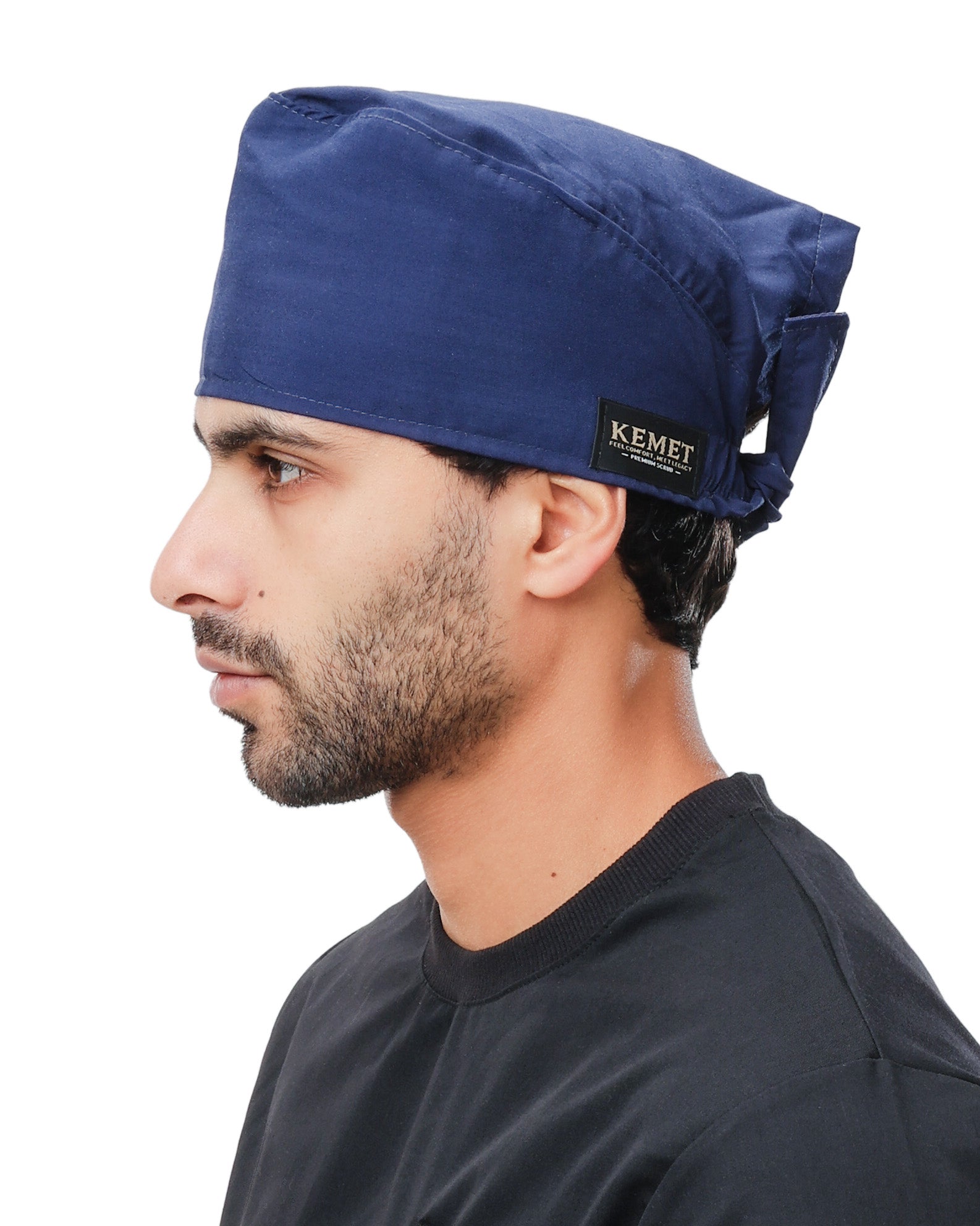 Navy Non - Printed Head Cap