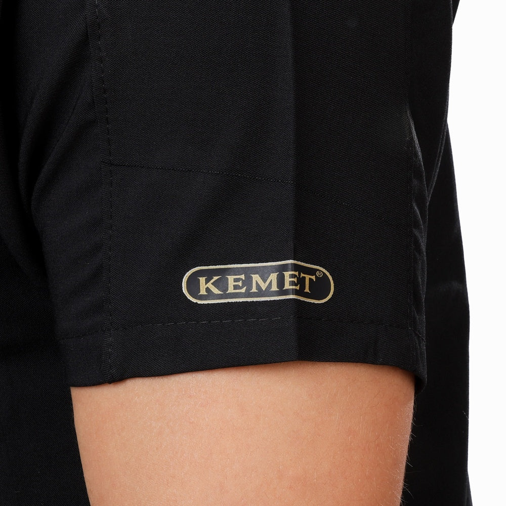 Premium Unisex Half Coller Scrub Black