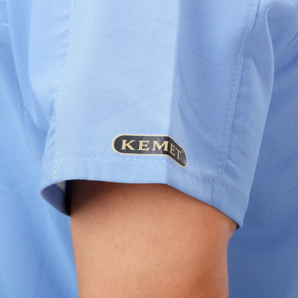 Premium Unisex Half Coller Scrub Sky blue