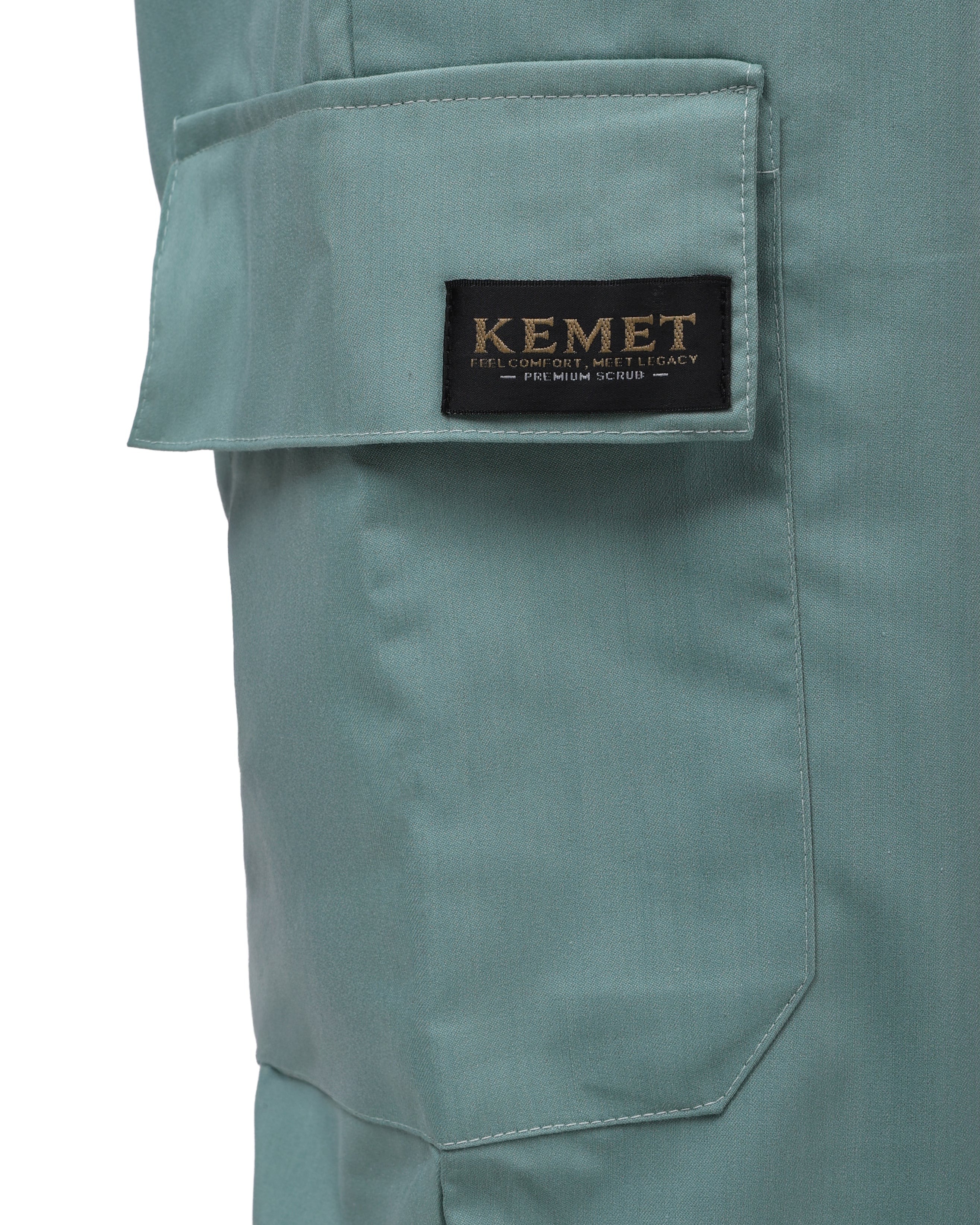 Premium Unisex Half Coller Scrub Mint Green